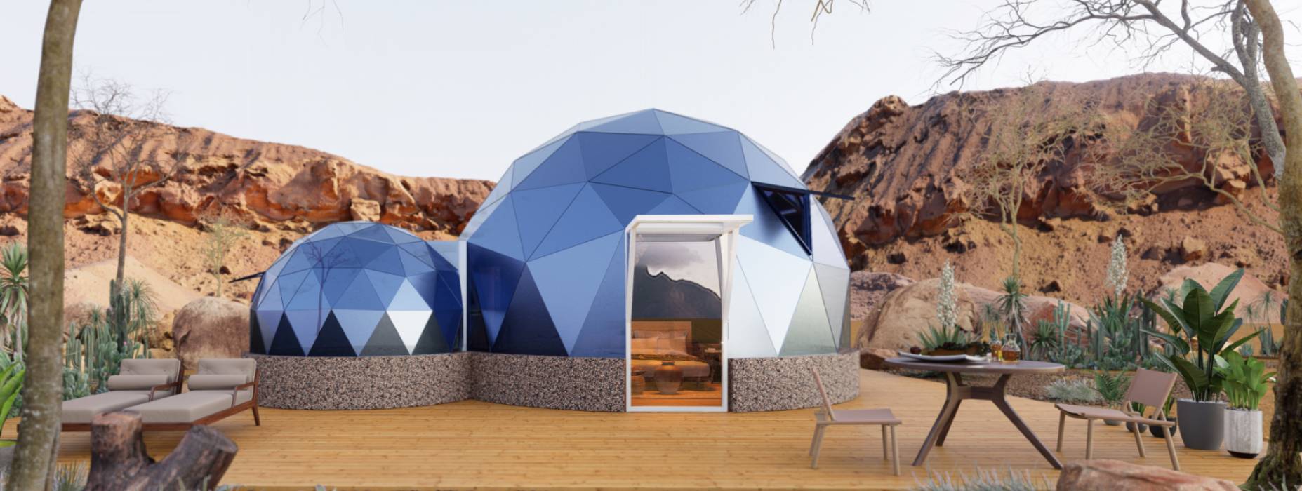 冷水滩区球形智能光伏玻璃星空房